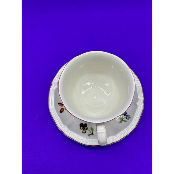 Villeroy & Boch Petite Fleur Porcelain Tea Cup and Saucer Set - Picture 7 of 12